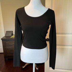 John galt scoop neck long sleeve